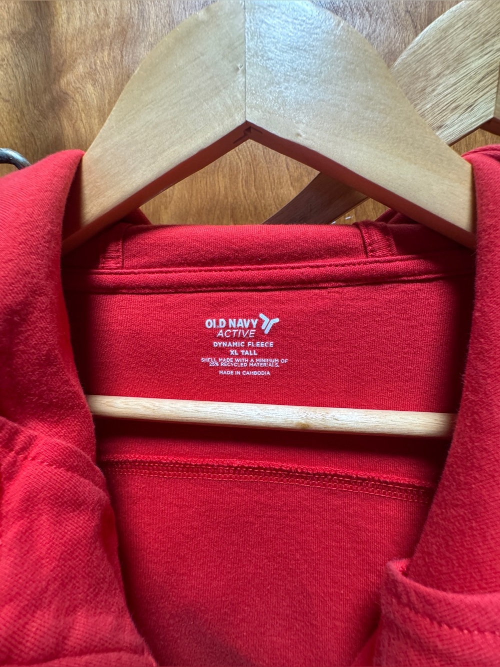 Old Navy Red Womens Dynamic Fleece Jacket